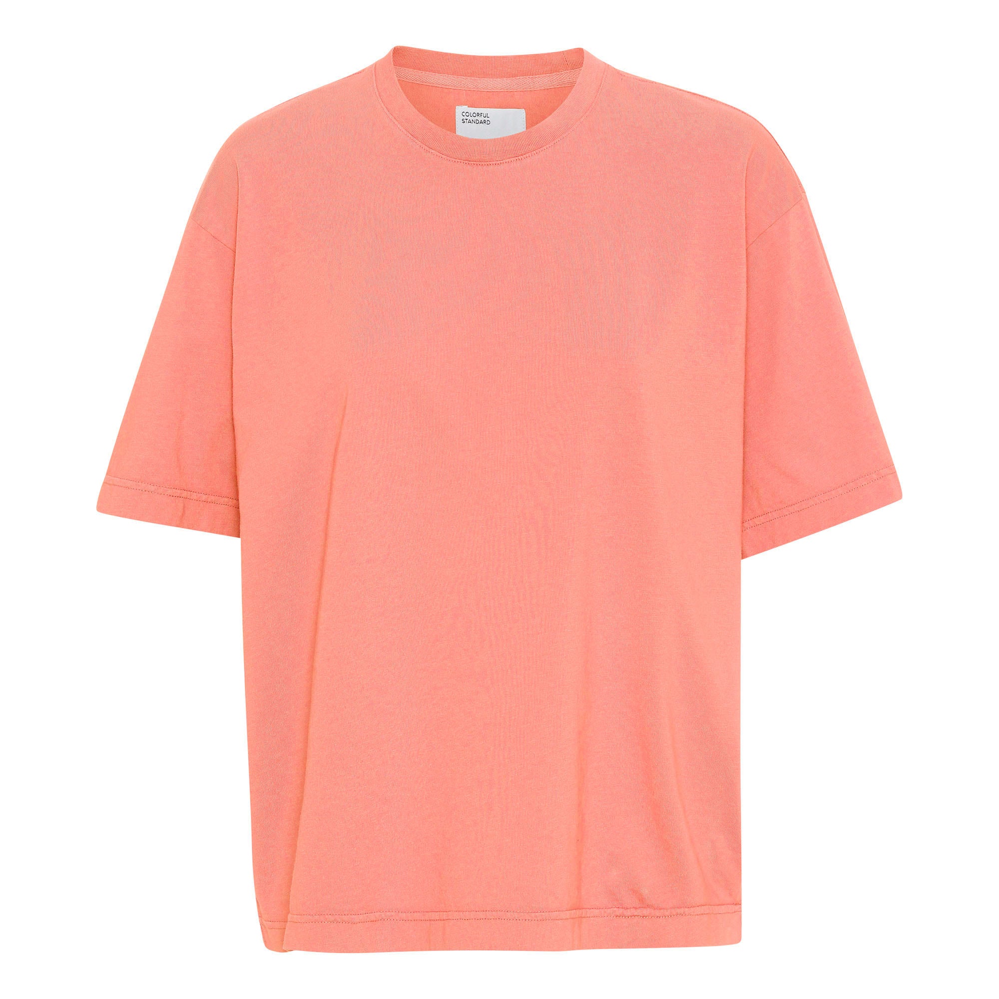 Oversized Tee Bright Coral