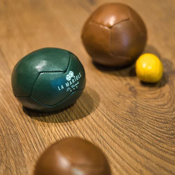 Petanque Boule - green/brown