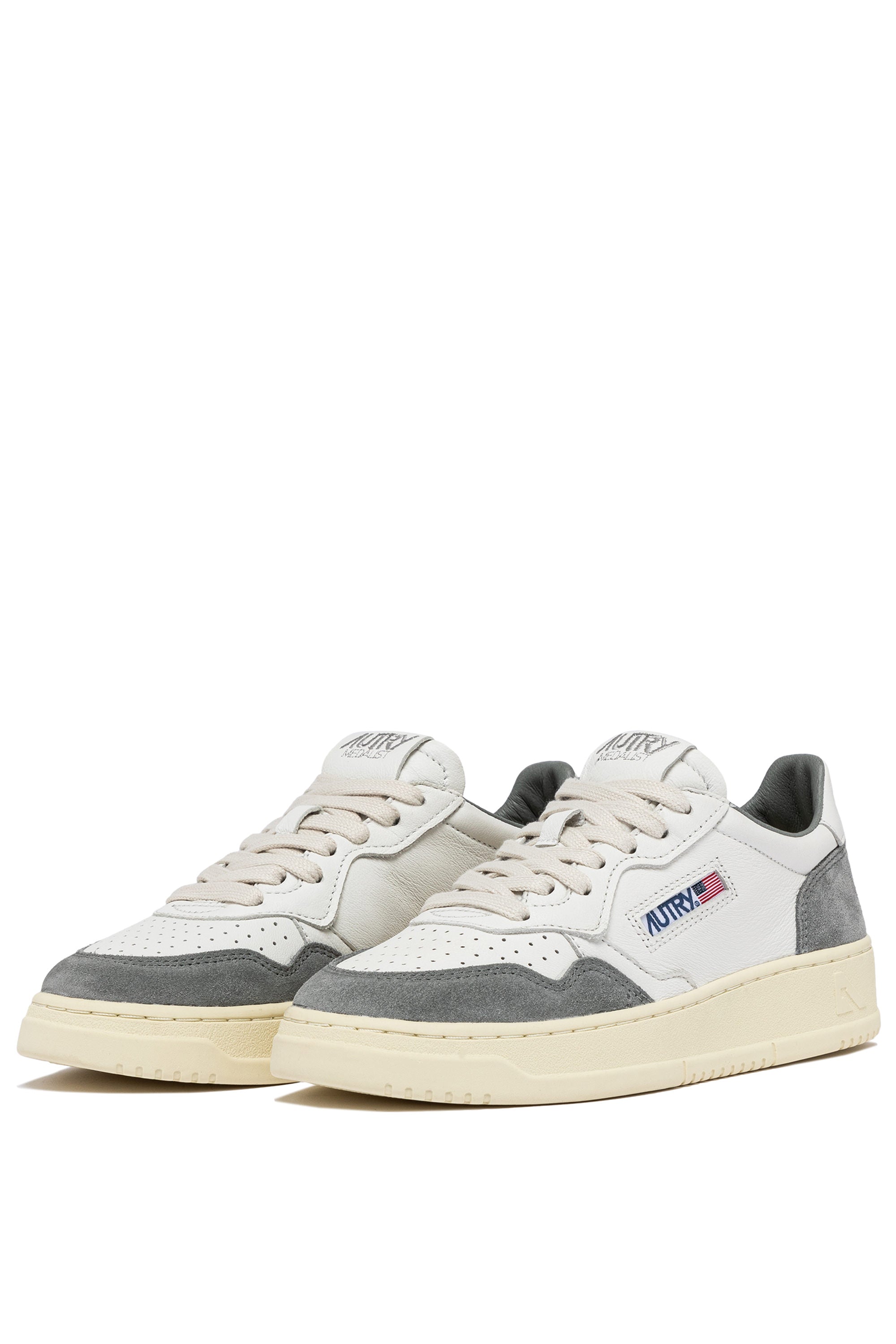 AUTRY Man Medalist GS37 Goat/Suede white/grey