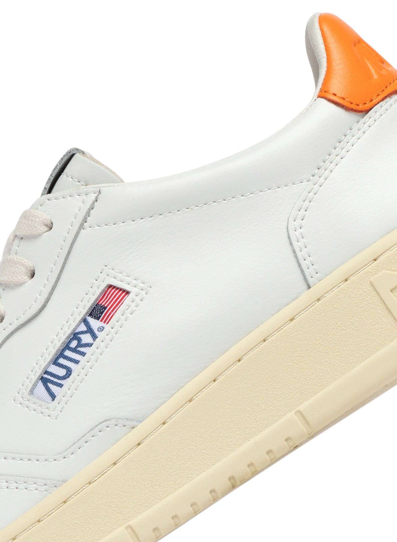 AUTRY Man Medalist LL26-Leat/Leat white/orange