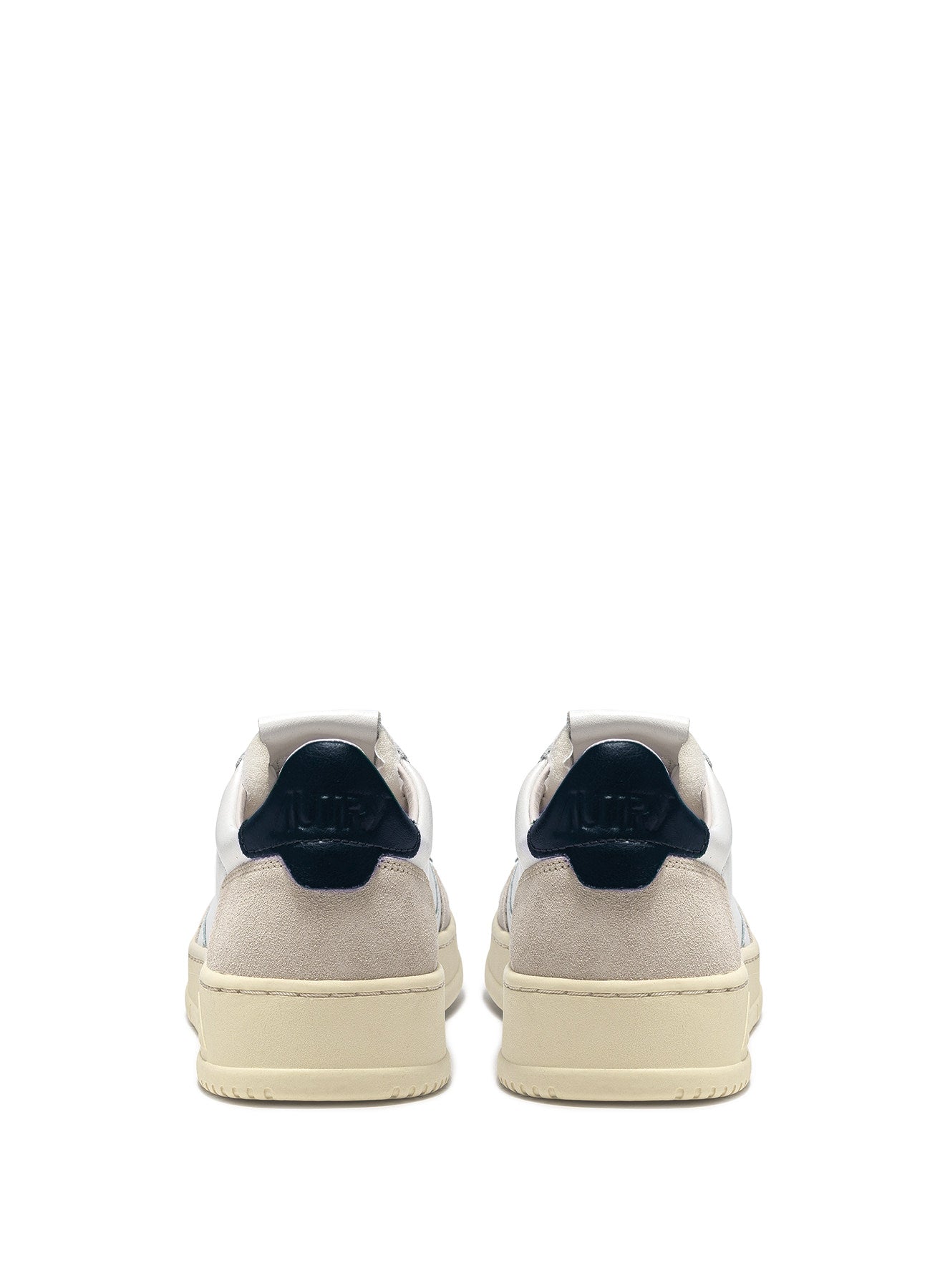 AUTRY Man Medalist LS28 - Leder/Suede white/blue