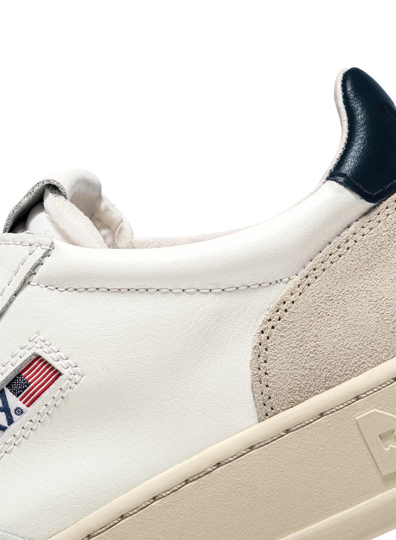 AUTRY Man Medalist LS28 - Leder/Suede white/blue