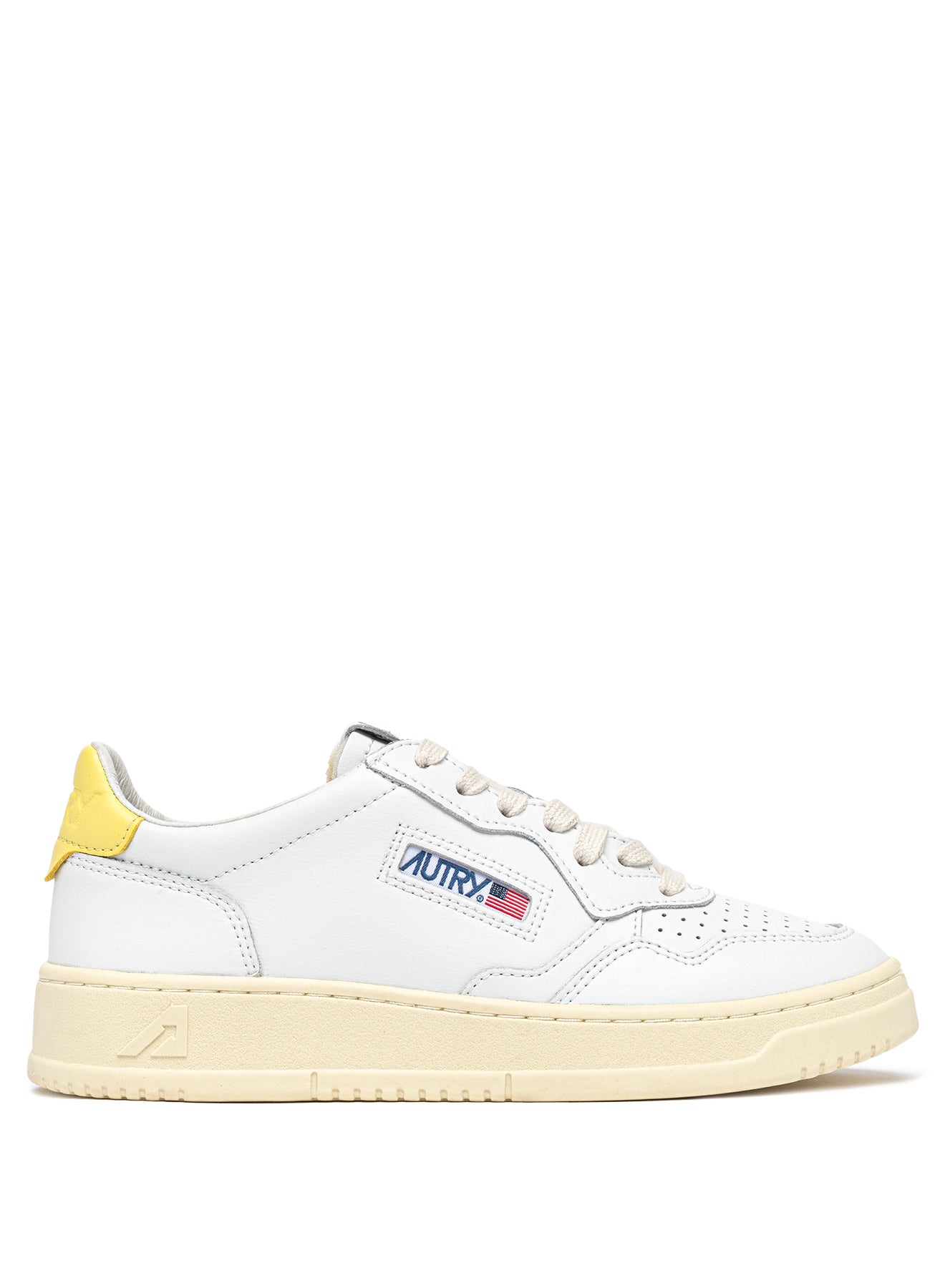 AUTRY Women Medalist LL09  - Leder weiss/lemon