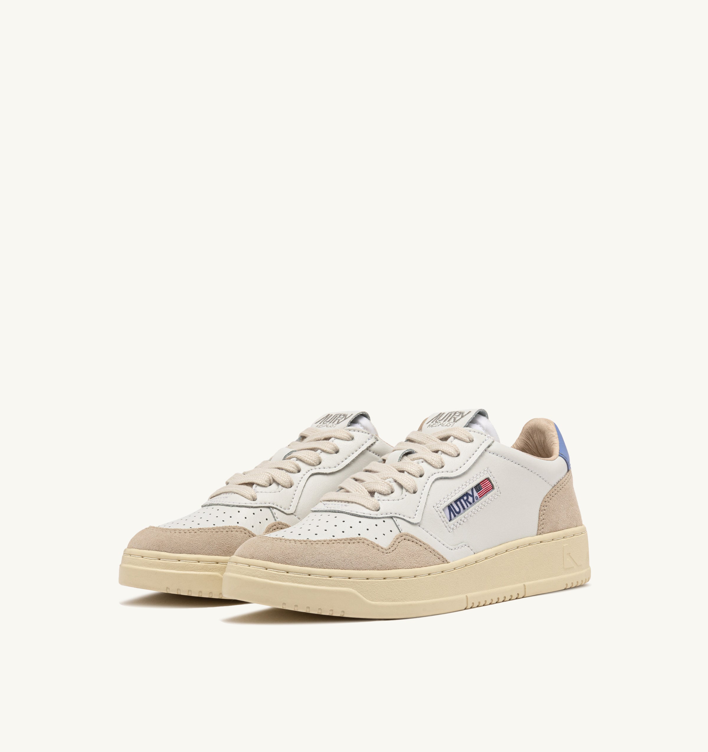 AUTRY Women Medalist LS04 - Leder weiß/dark blue