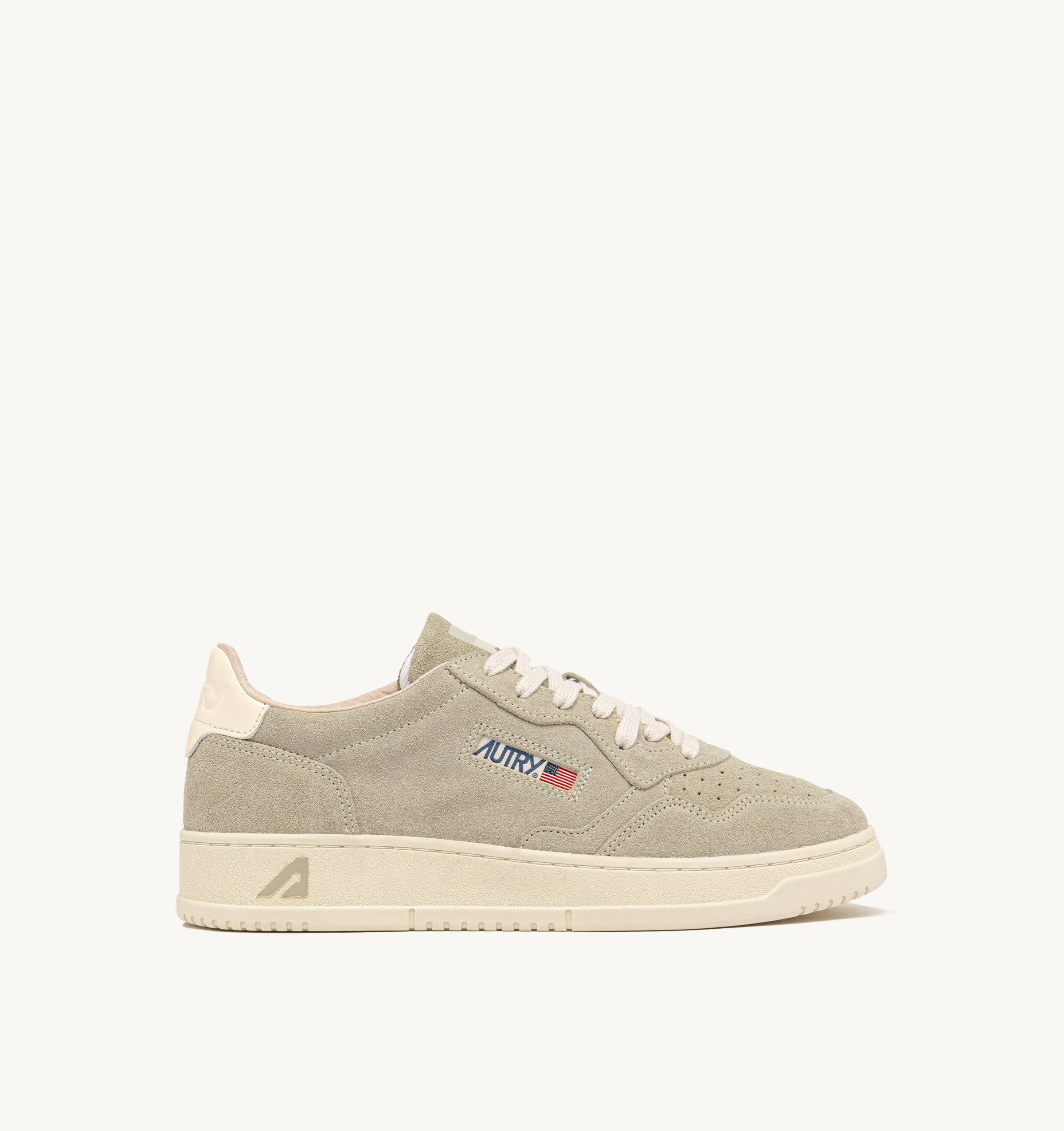 AUTRY Women Medalist UH02 - Suede papyrus/weiß