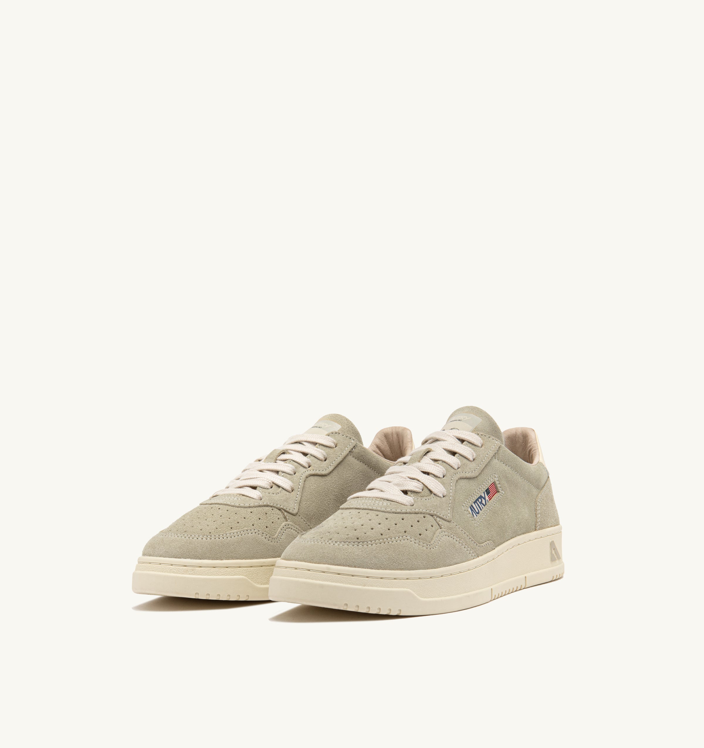 AUTRY Women Medalist UH02 - Suede papyrus/weiß