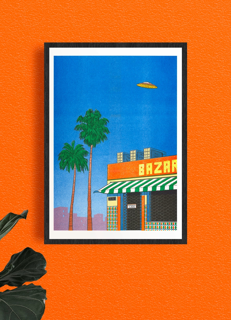 Simon Bailly Poster „Spain at 3pm"