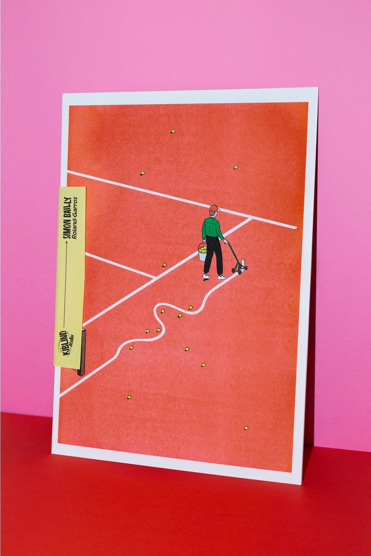 Simon Bailly Poster „Roland-Garros"