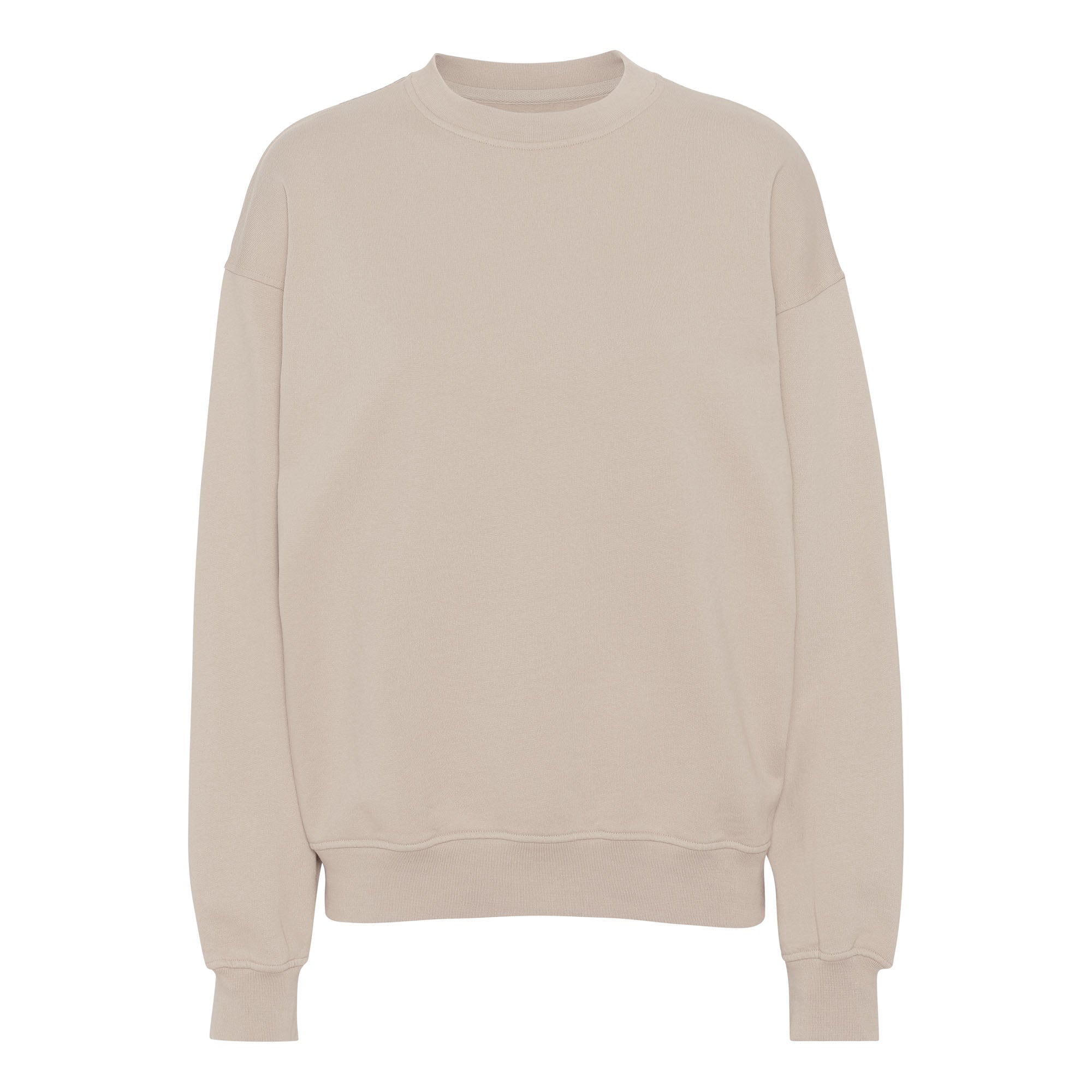 Organic Oversized Crew ivory white