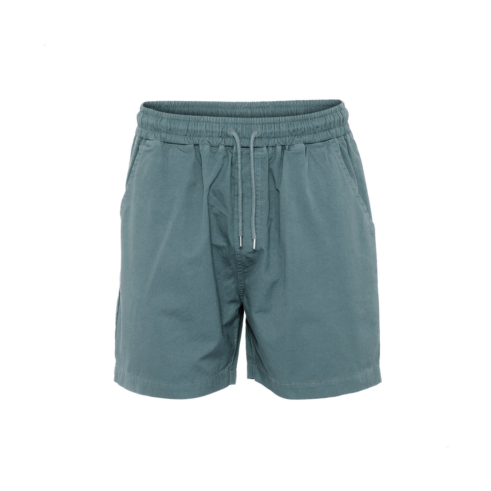 Organic Twill Shorts Steel Blue