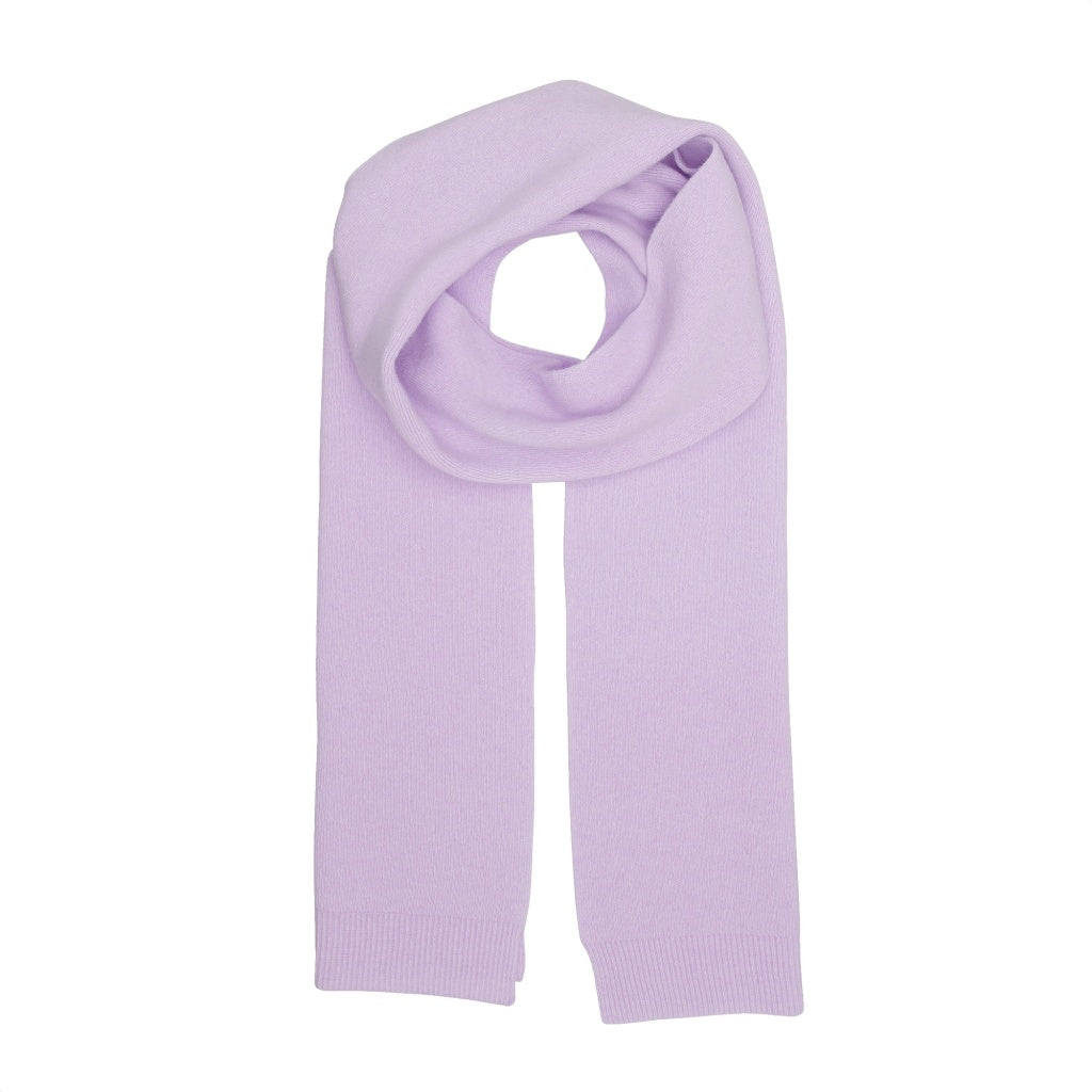Merino Wool Scarf Soft Lavender OS