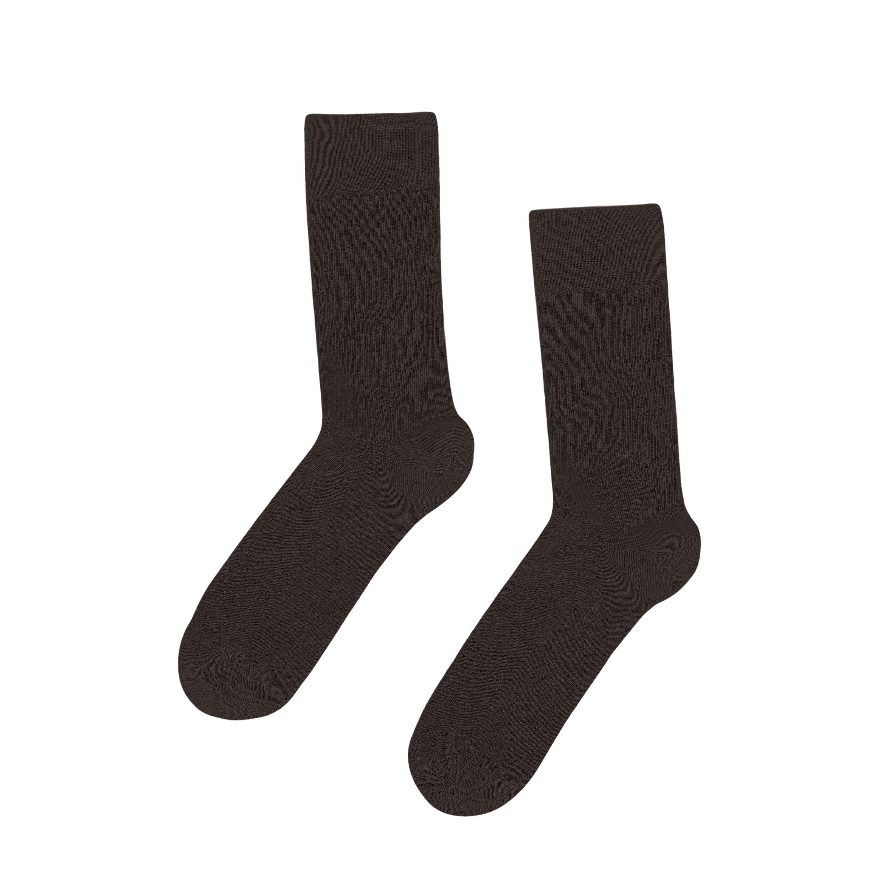 Organic Sock Coffee Brown One Size