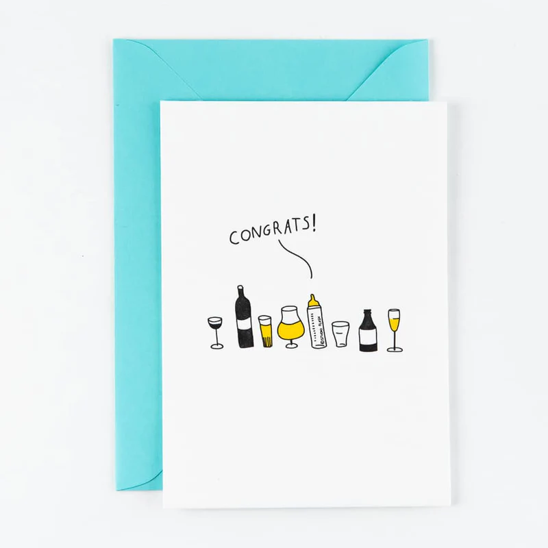 Baby Bottle - Card