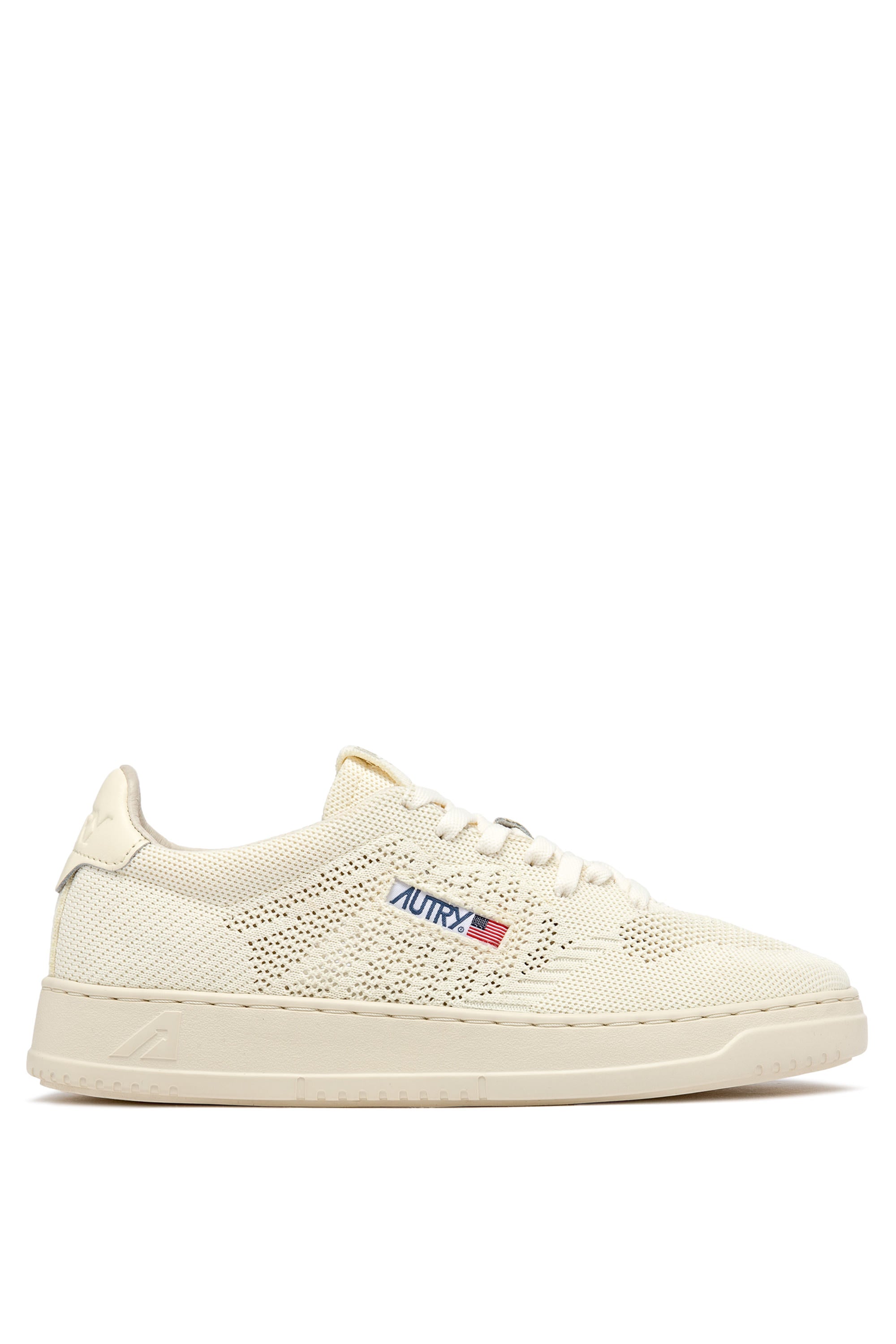 AUTRY Women Easeknit KN10 - knit/leder winter white