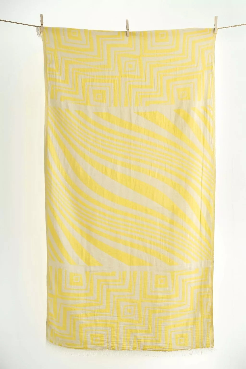 Beach Towel Falasarna yellow