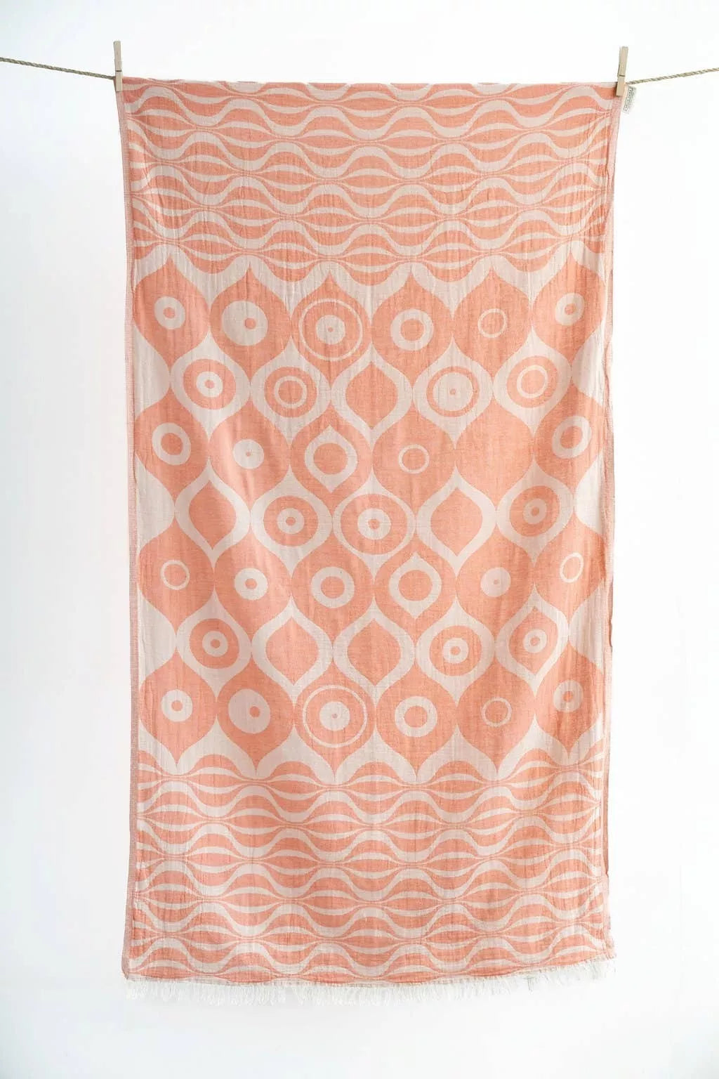 Beach Towel Frangokastello coral