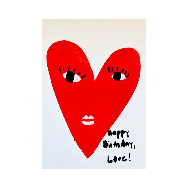 Happy Birthday Love - Karte