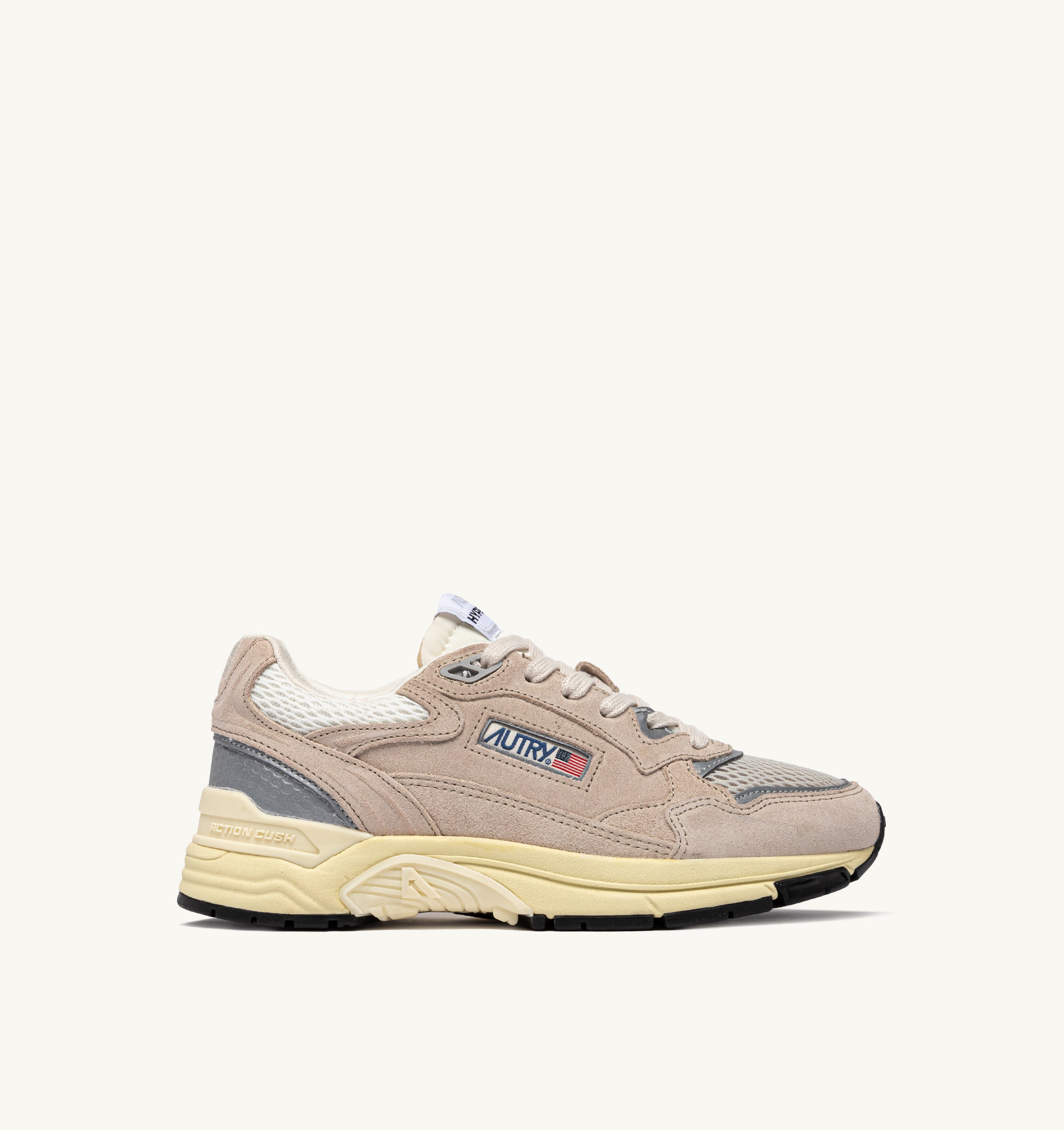 AUTRY Women Hyperway UM03 - Mesh/Wildleder sand/silver