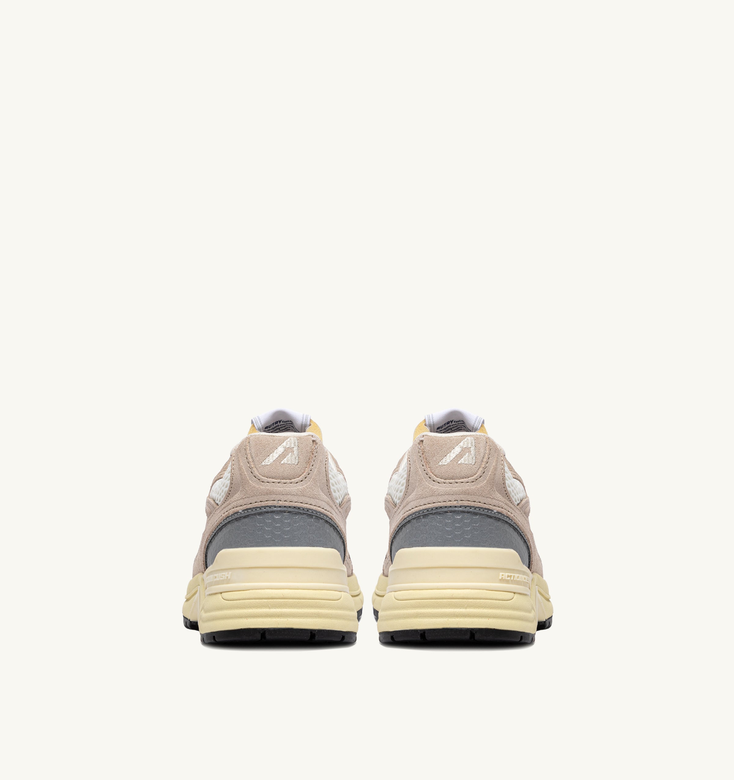 AUTRY Women Hyperway UM03 - Mesh/Wildleder sand/silver