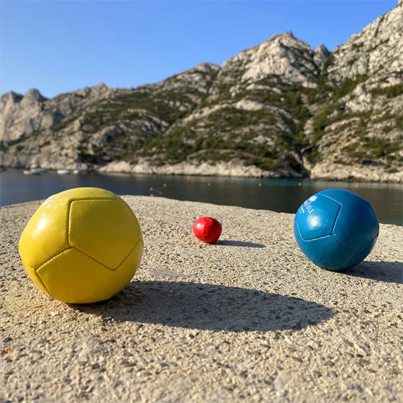 Petanque Boule - red/blue