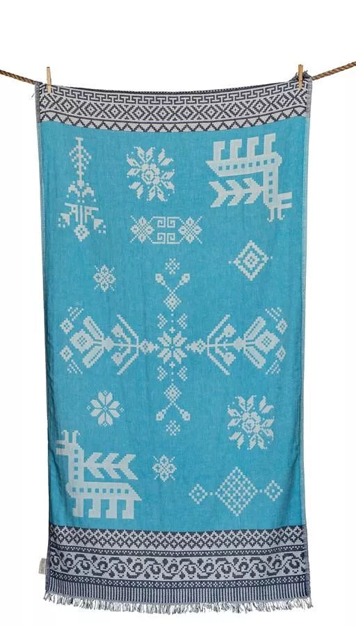 Beach Towel Kentima turquoise/navy