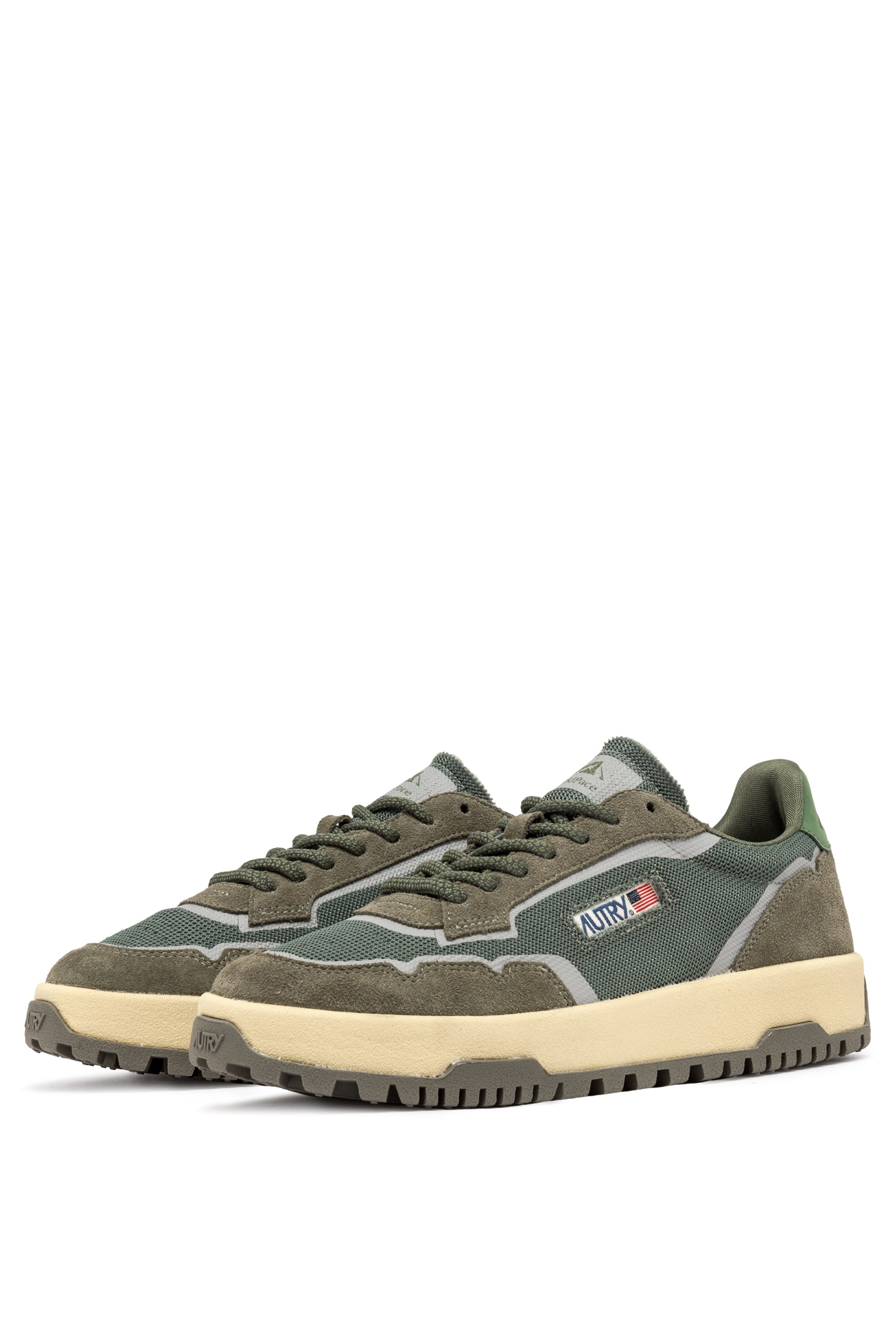 AUTRY Men Wildpace AK02  - drgon/nabuk schio/mil