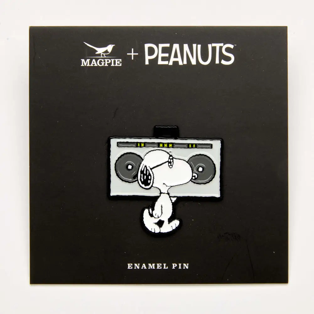 Peanuts Boombox Pin