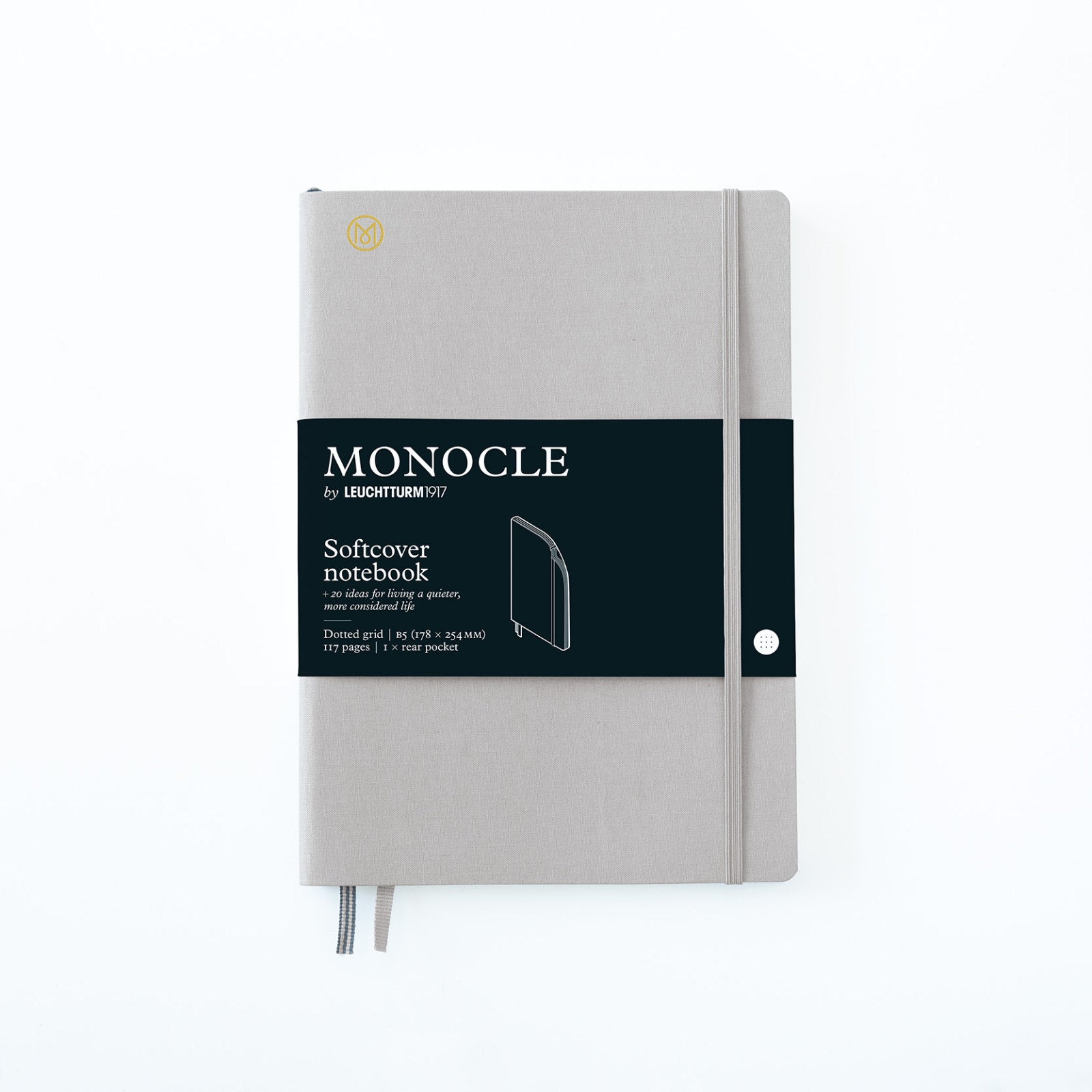 Softcover Notizbuch B5 Hellgrau