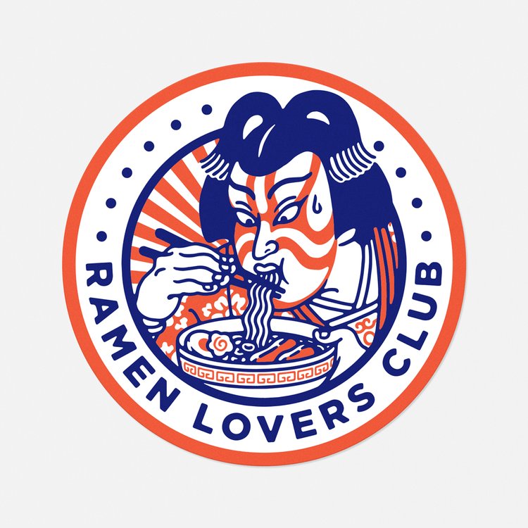 Ramen Lovers Club -Vinyl-Sticker