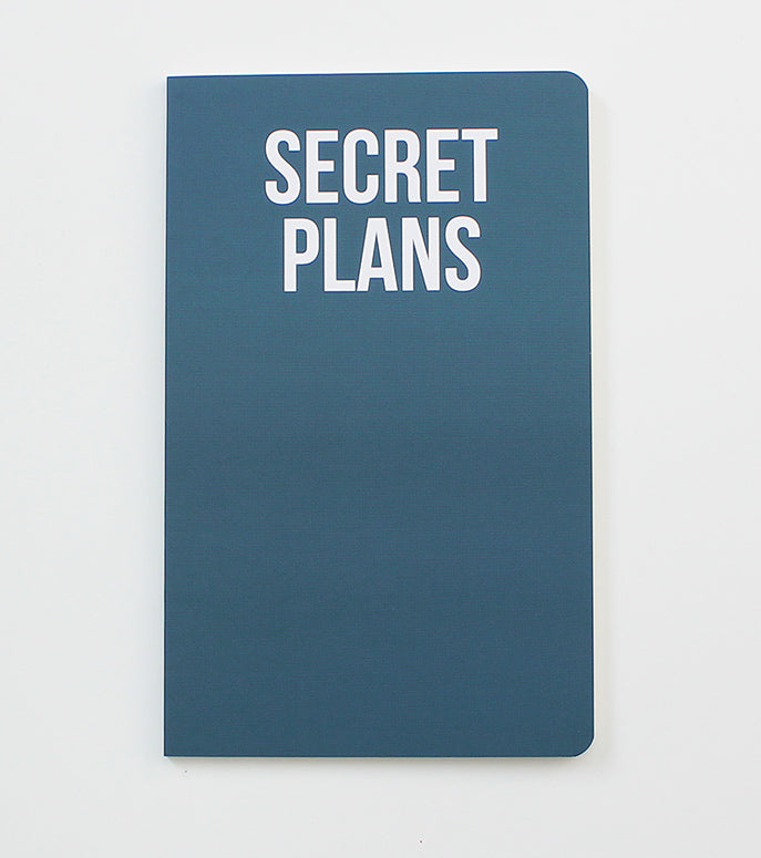 Secret Plans - Notebook