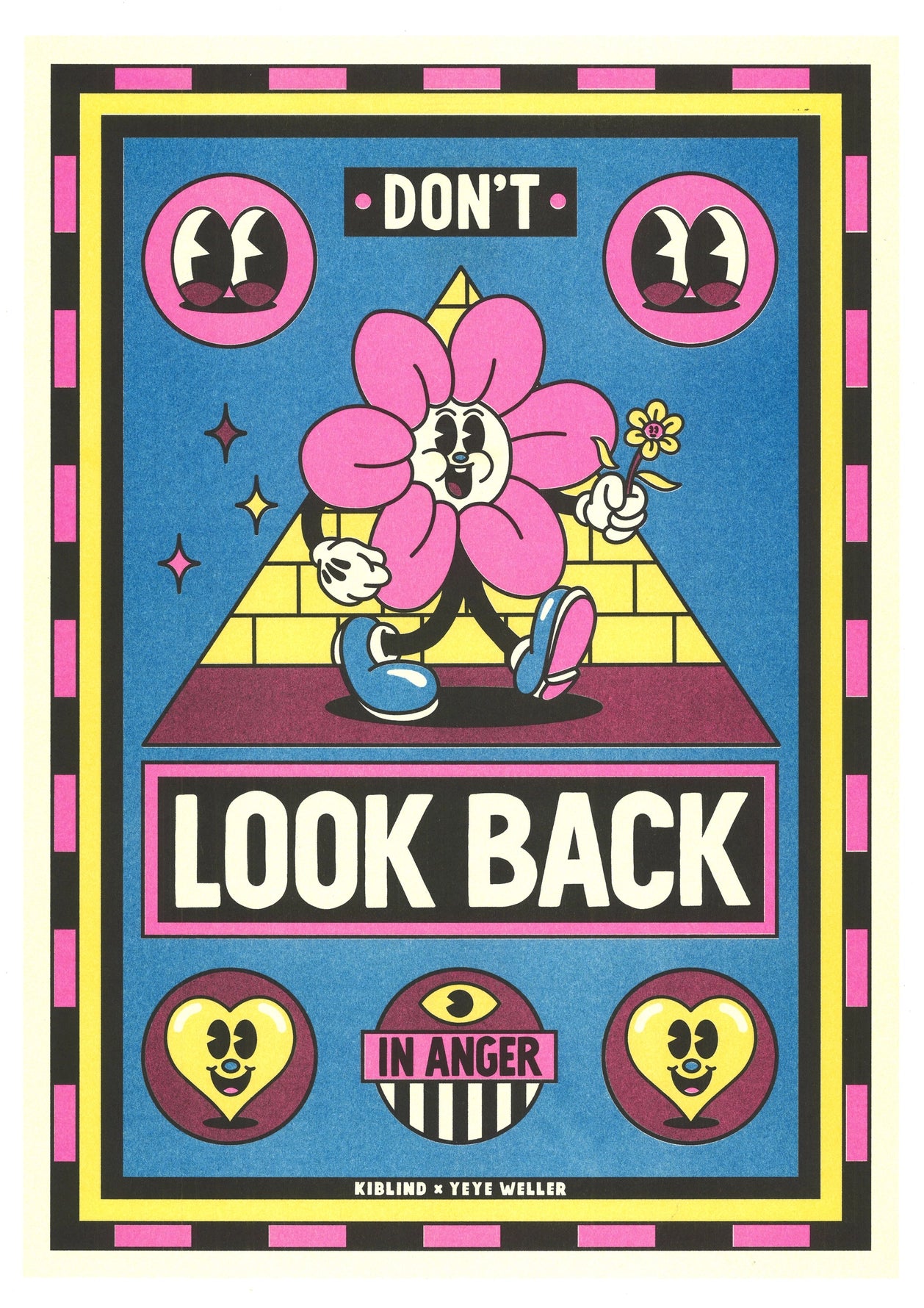 Yeye Weller Poster „Oasis – Don't Look Back in Anger"
