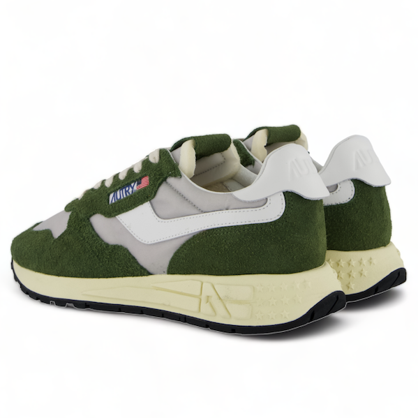 AUTRY Men Reelwind HN04 - Hairy/Nylon cypress green/white