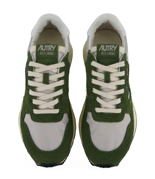 AUTRY Men Reelwind HN04 - Hairy/Nylon cypress green/white