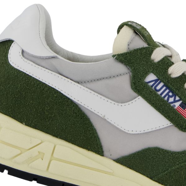 AUTRY Men Reelwind HN04 - Hairy/Nylon cypress green/white