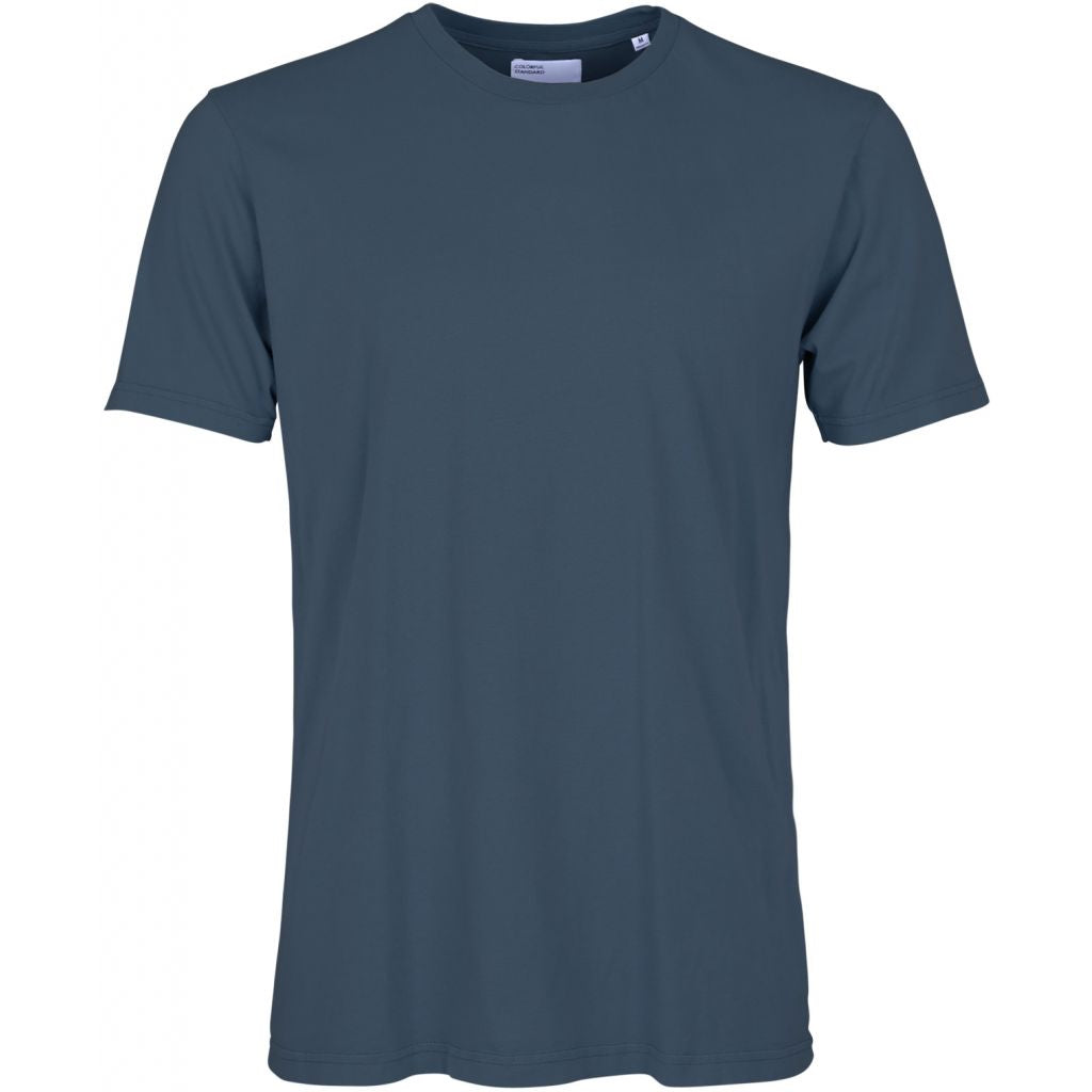 Classic Organic Tee Petrol Blue