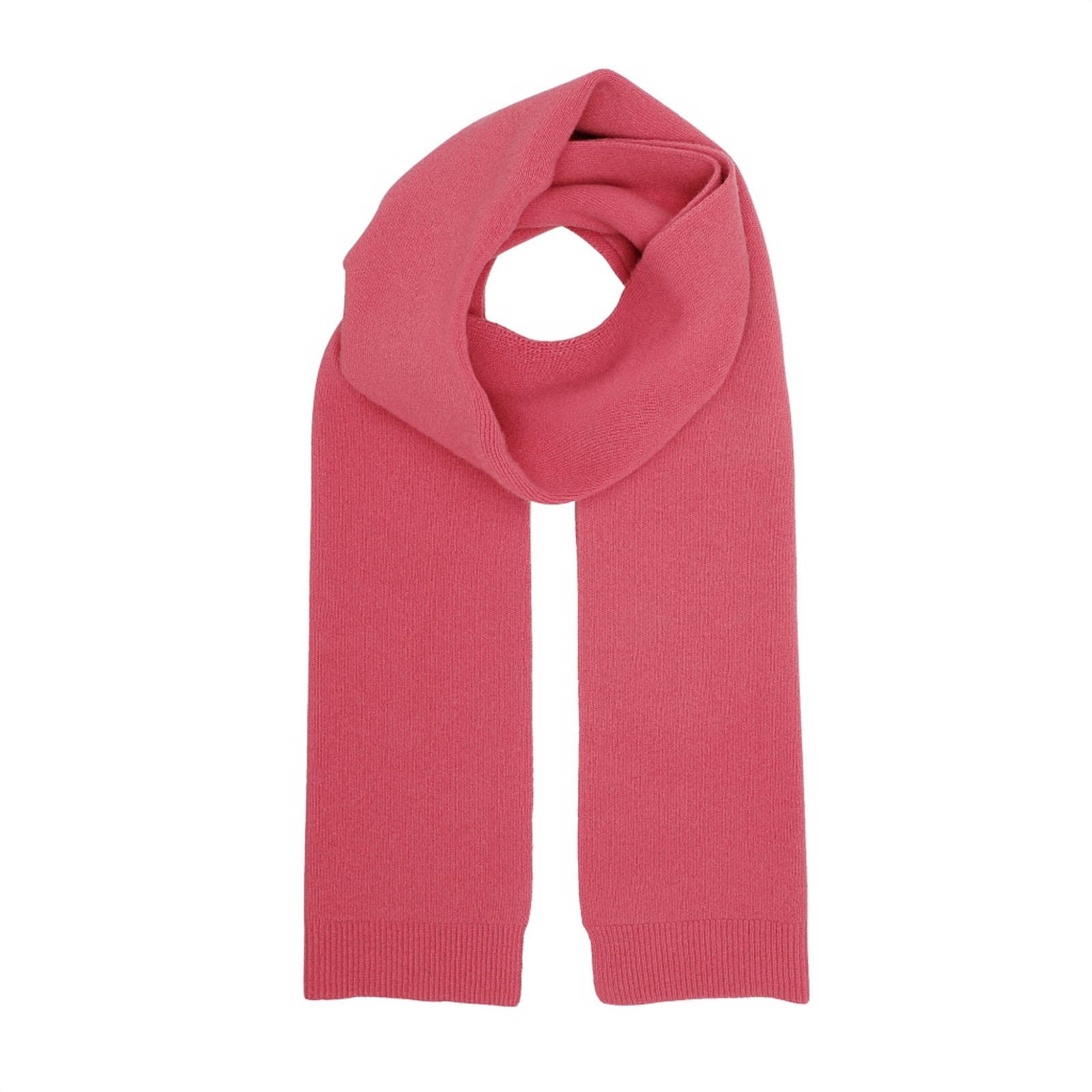 Merino Wool Scarf Raspberry Pink