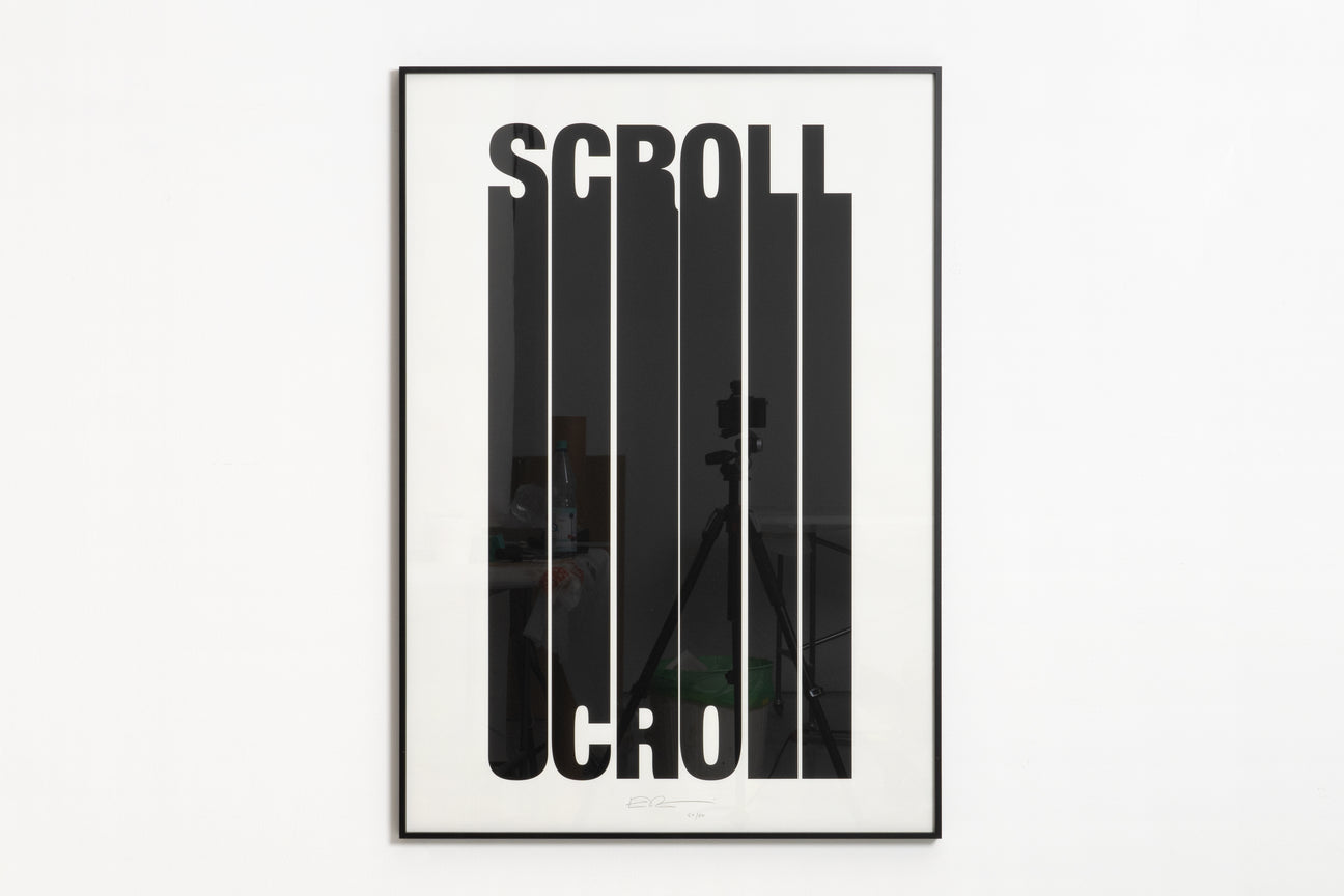Siebdruck - SCROLL 70 x 100 cm